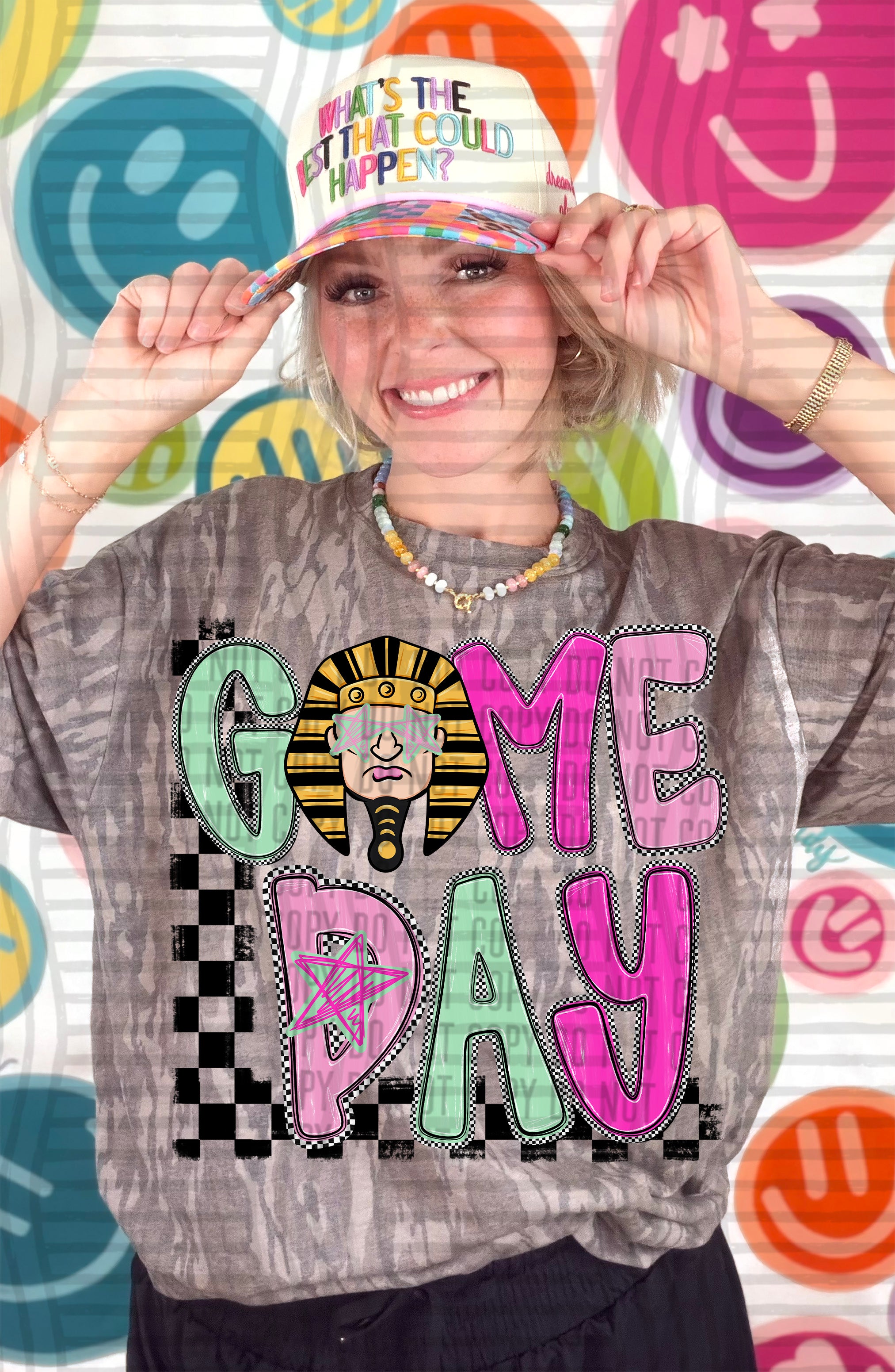 Game Day Starry Eyes Pharaohs design