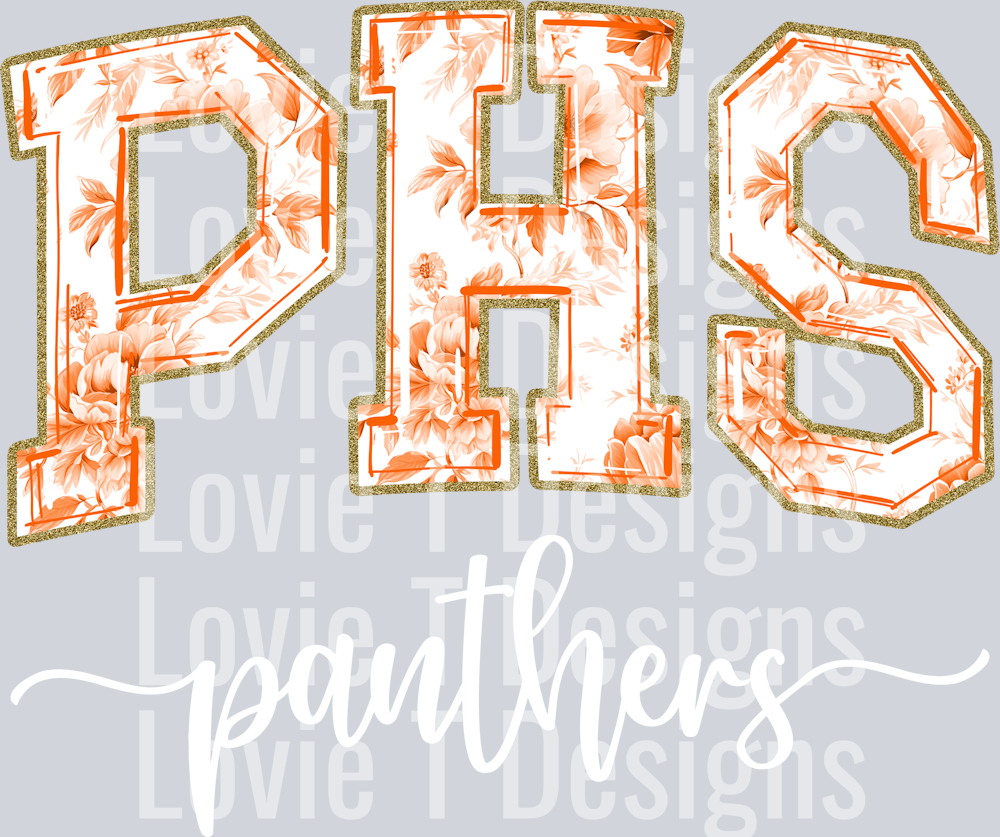 PHS ORANGE TOILE PANTHERS