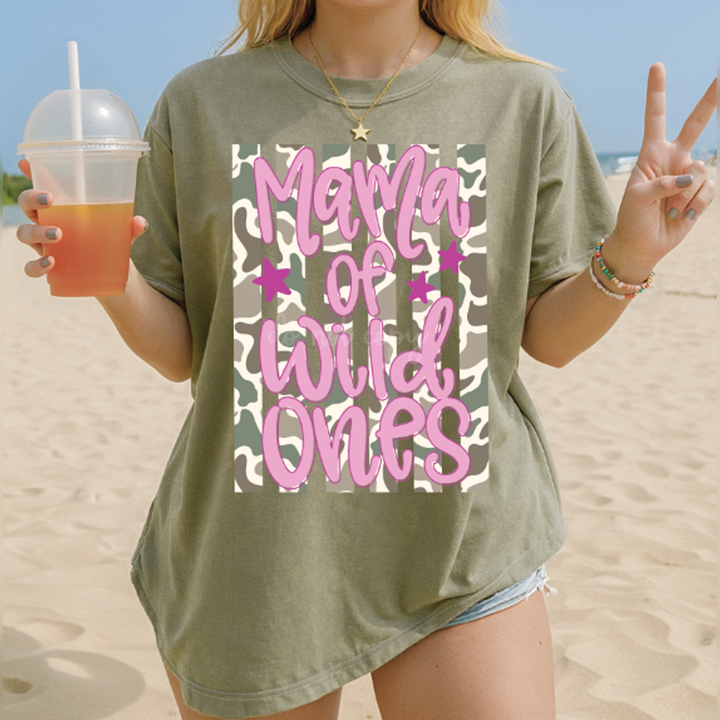Pink Mom of Wild Ones – DTF Transfer