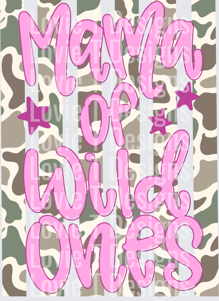 PINK MOM OF WILD ONES