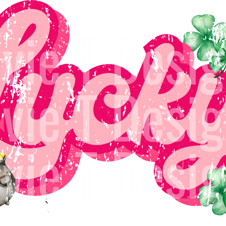 PINK RETRO LUCKY ST PATRICKS DAY