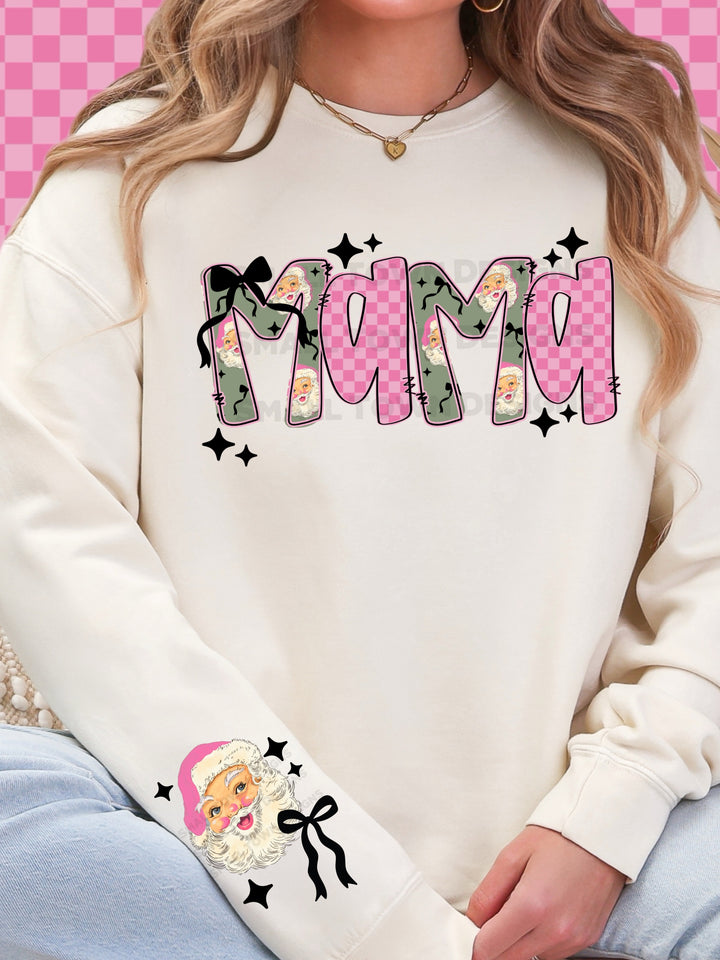 PINK SANTA MAMA CHRISTMAS
