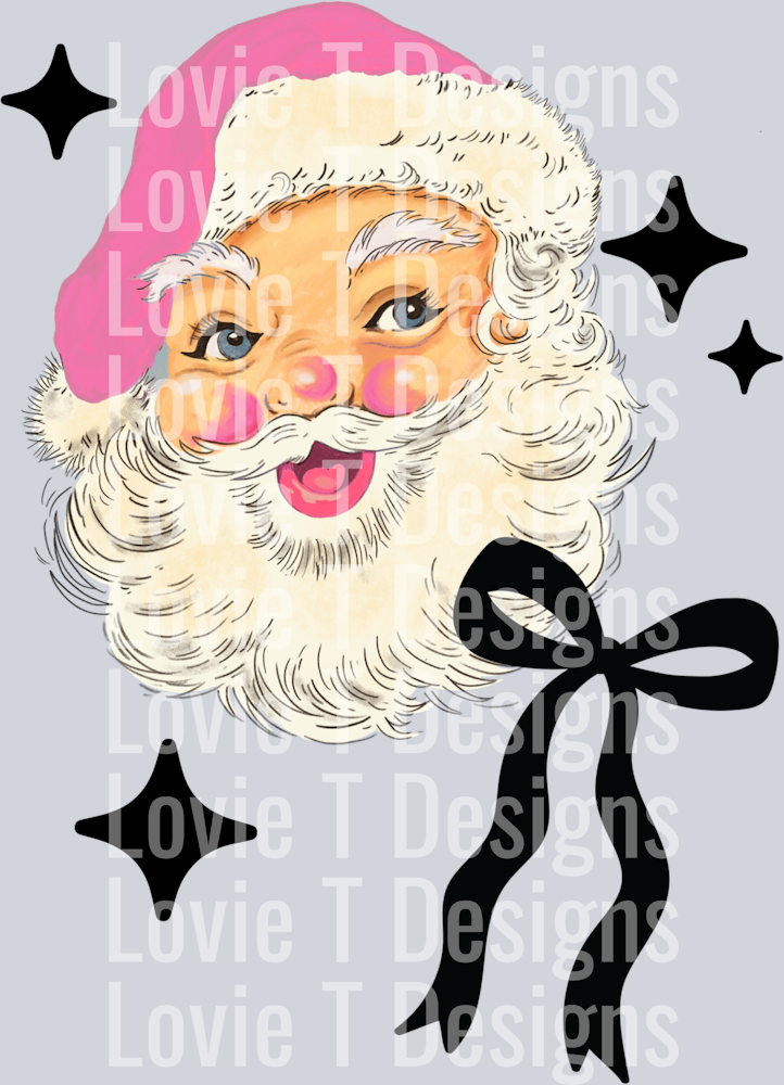 pink santa sleeve