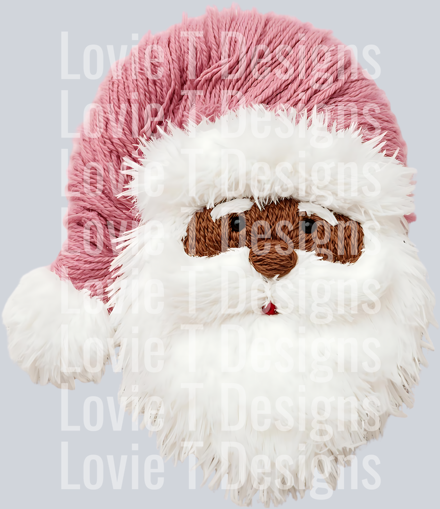 PINK YARN SANTA