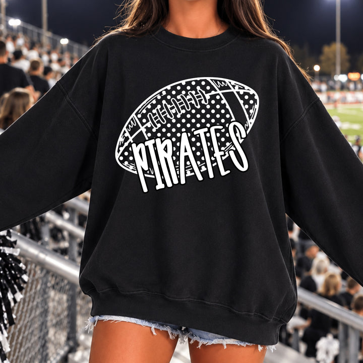 Polka Dot Football – Customizable DTF Transfer