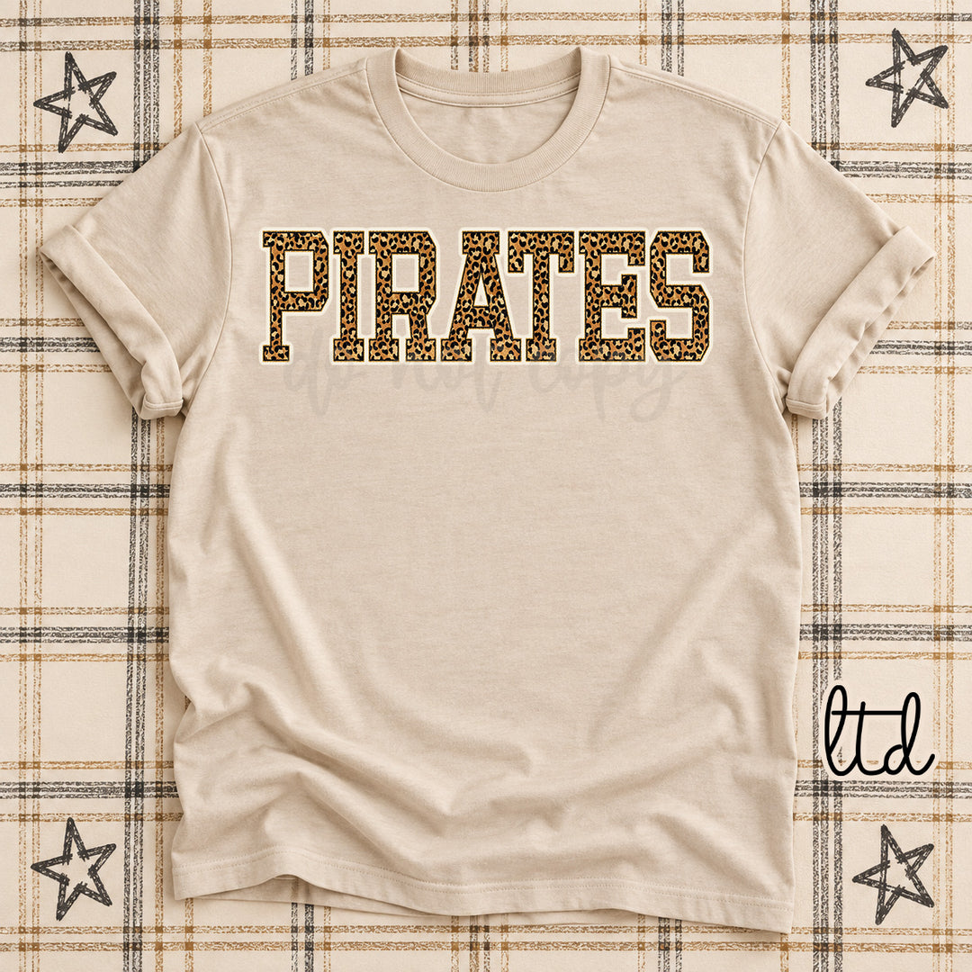 Pirates Dark Leopard Mascots DTF transfer