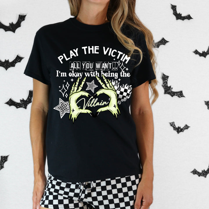 PLAY THE VICTIM WHITE WORDS