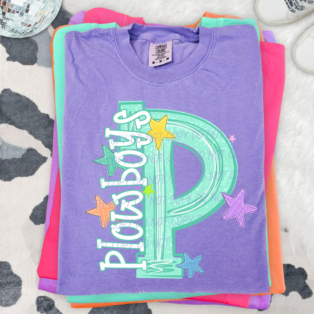 Plowboys Out of This World mascot DTF transfer