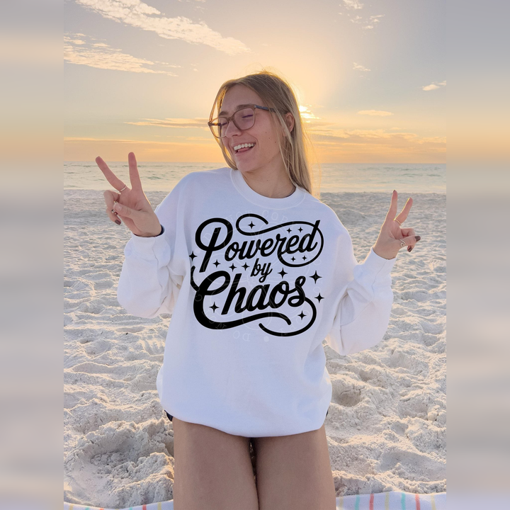 Powered by Chaos – DTF Transfer
