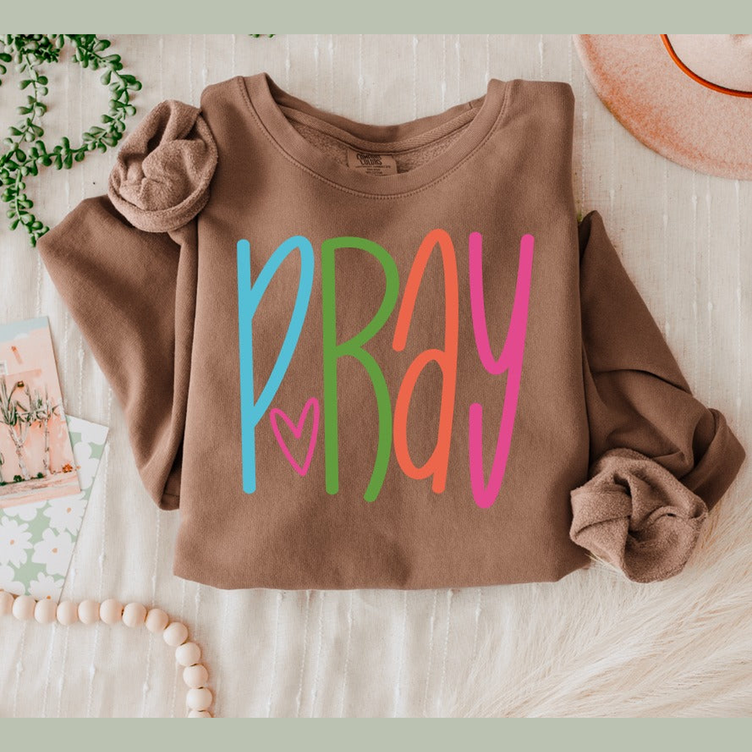 Pray Lettering – DTF Transfer
