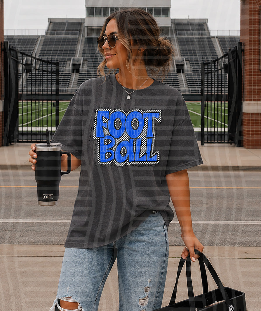 PREPPY CHECKER FOOTBALL ROYAL
