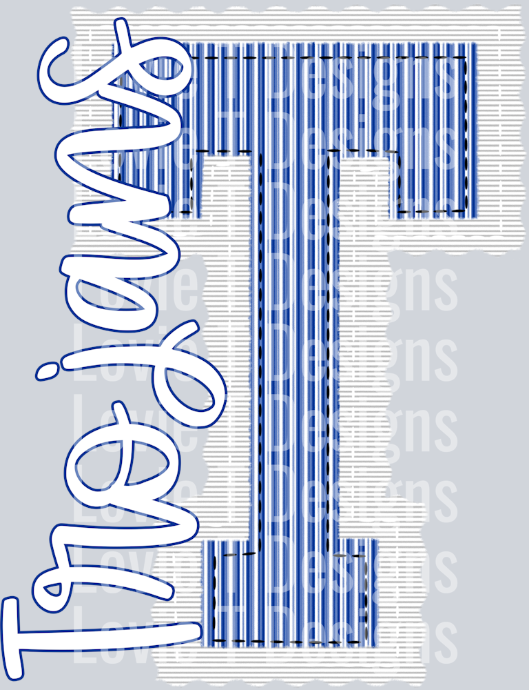 PREPSTER WHITE BASE ROYAL TOP T TROJANS