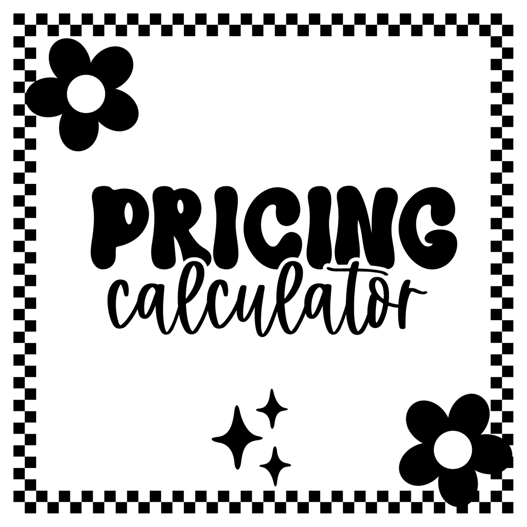 Pricing Calculator - Friday Freebie