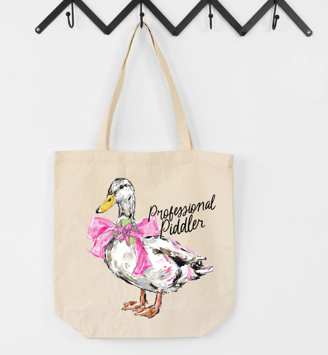 Professional Piddler Black DTF transfer design