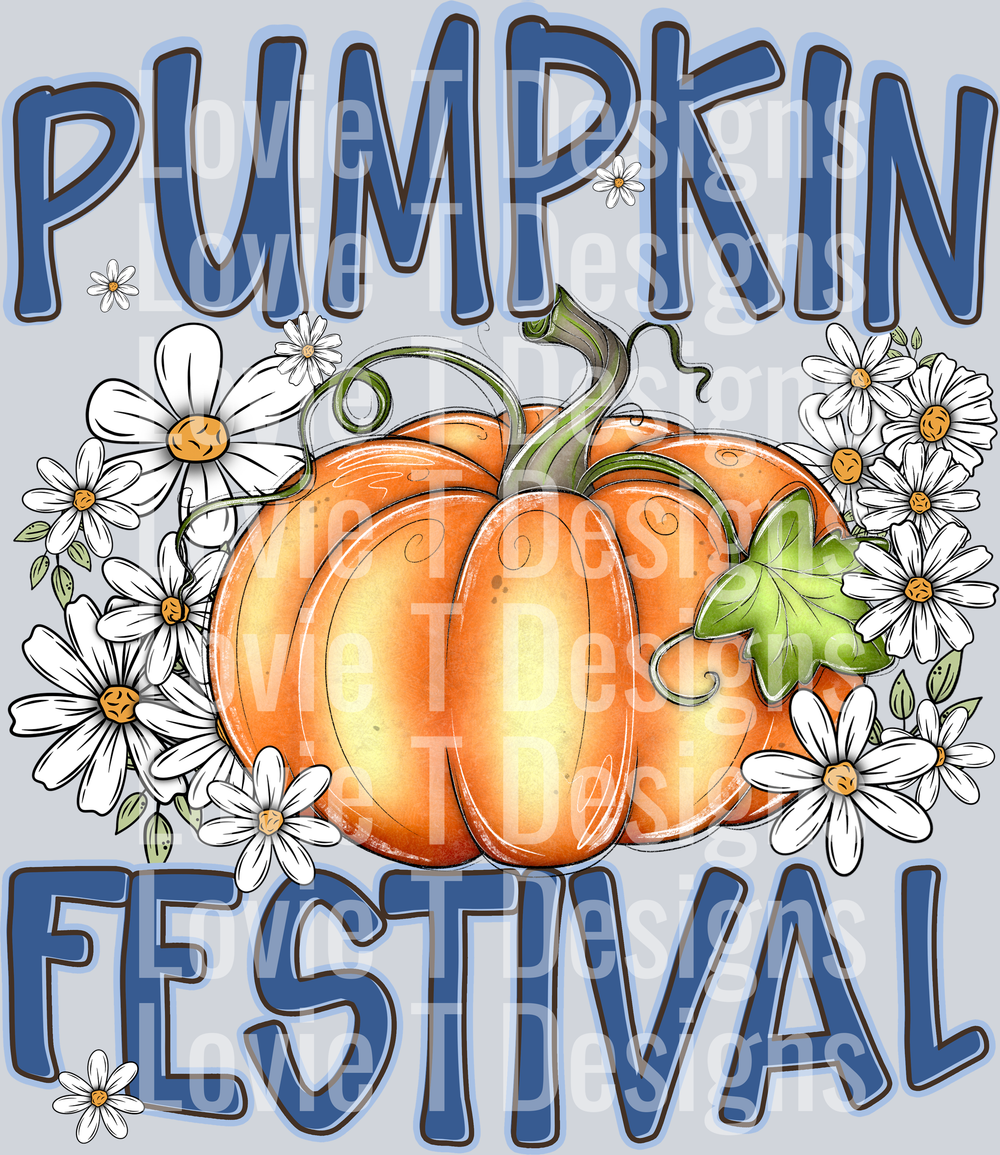 Pumpkin Festival Festival DTF transfer design