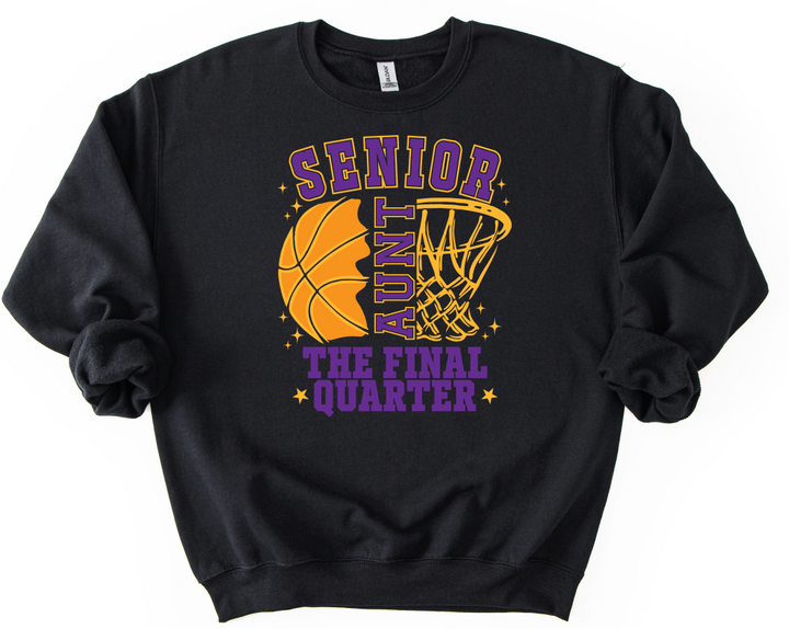 PURPLE AND GOLD SENIOR AUNT BASKETBALL