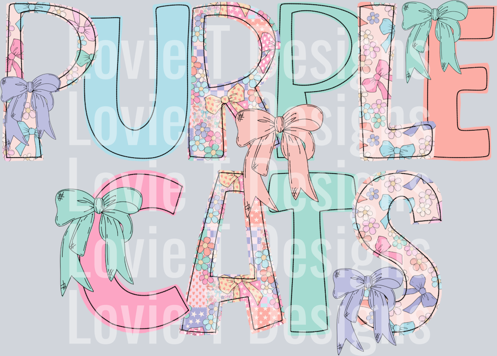 PURPLE CATS PATCHWORK