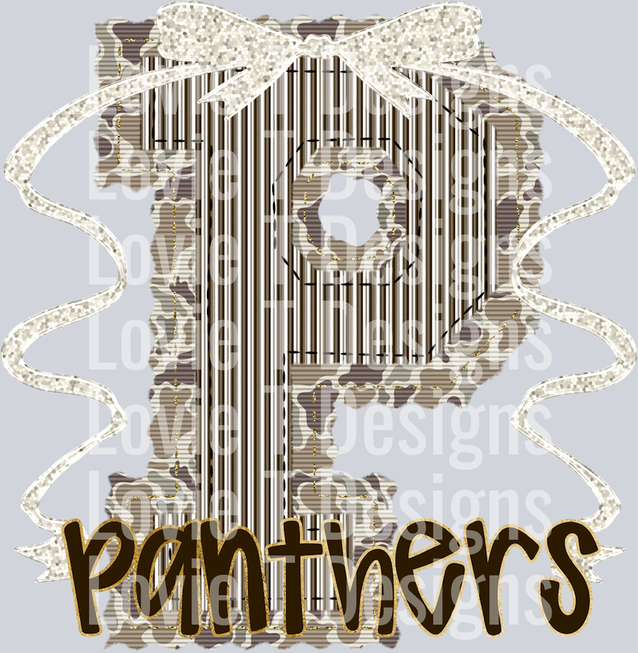 PANTHERS CAMP PREPSTER WITH BOW