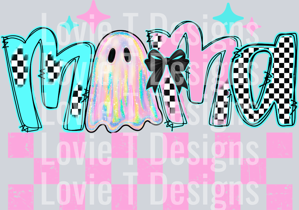 pastel Mama Holographic Ghost