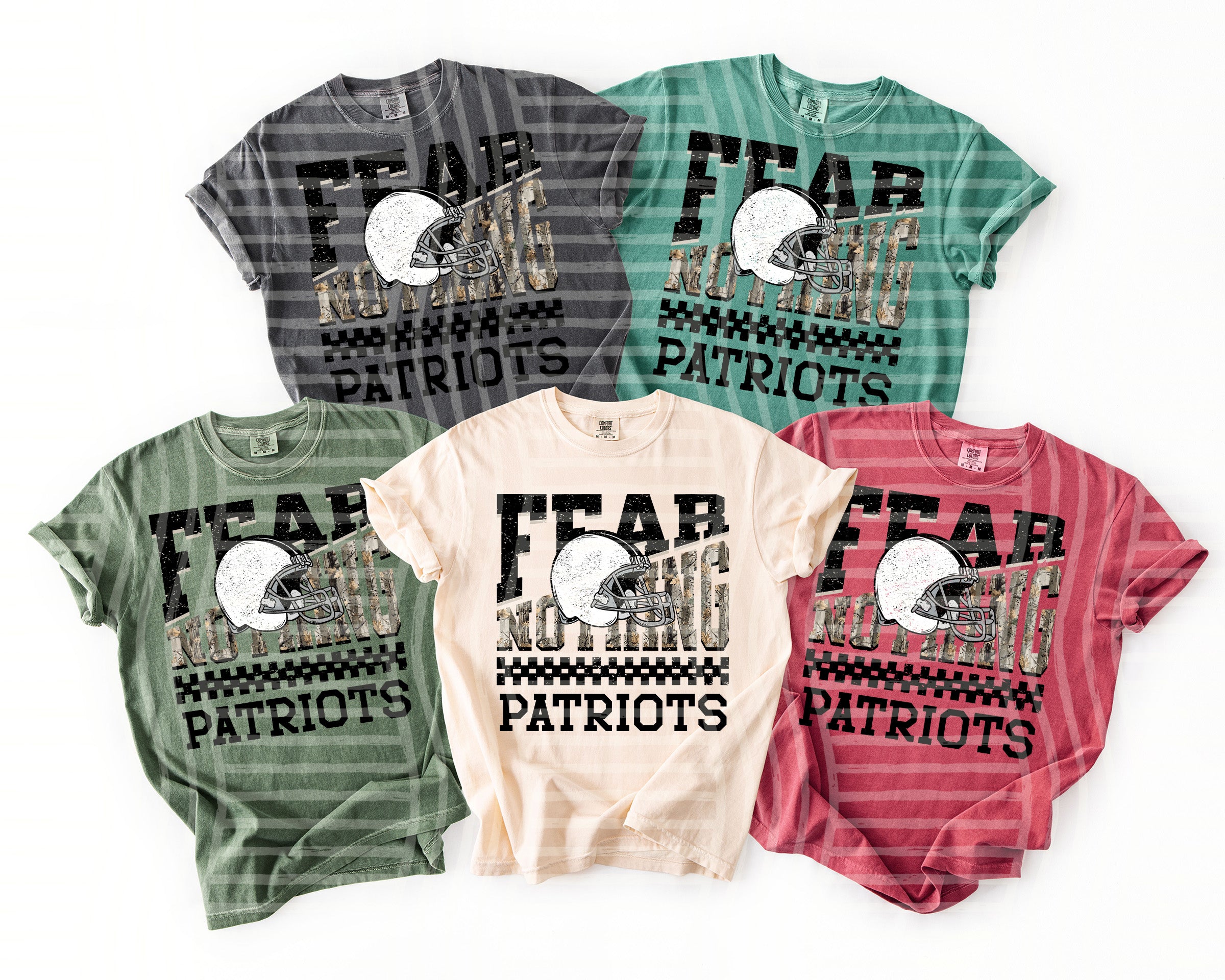Fear Nothing Mascots Patriots design