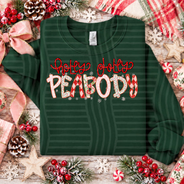 Holly Jolly Confetti Mascots Peabody design