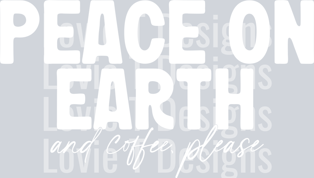 Peace on Earth Coffee White