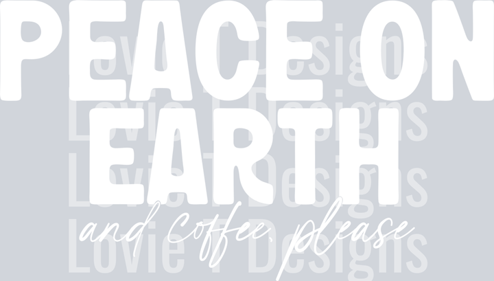 Peace on Earth Coffee White