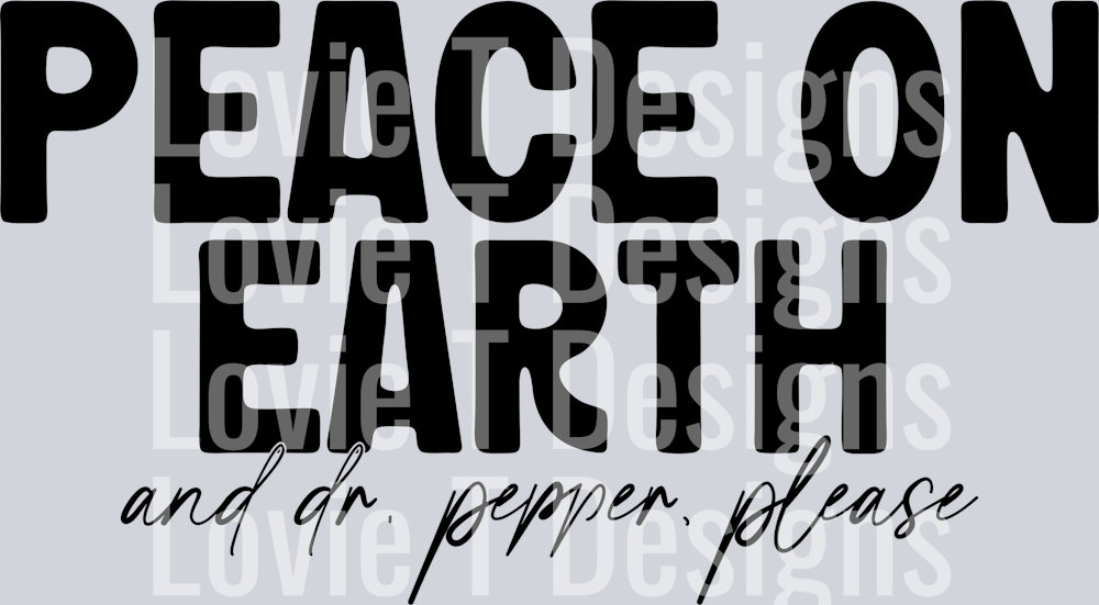 Peace on Earth Dr Pepper