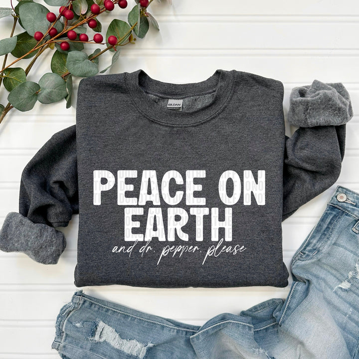 PEACE ON EARTH DR PEPPER WHITE