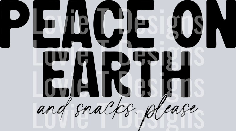 Peace on Earth Snacks