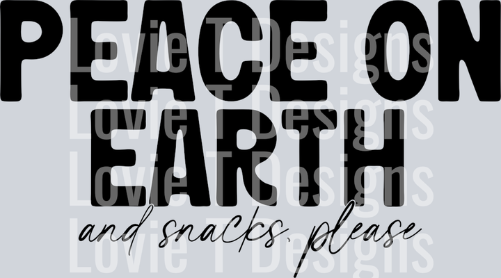 Peace on Earth Snacks