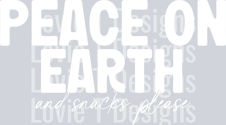Peace on Earth Snacks White