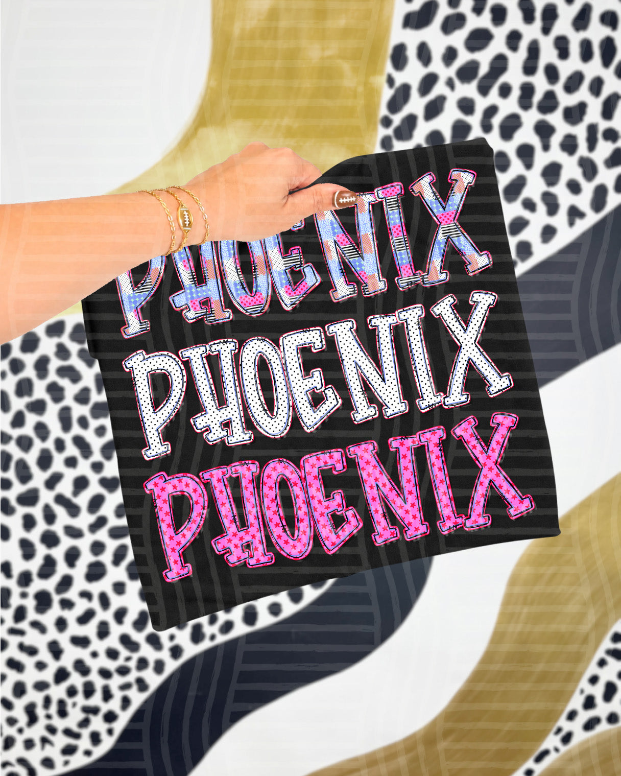 Dolly Tri Stacked Mascots Phoenix design