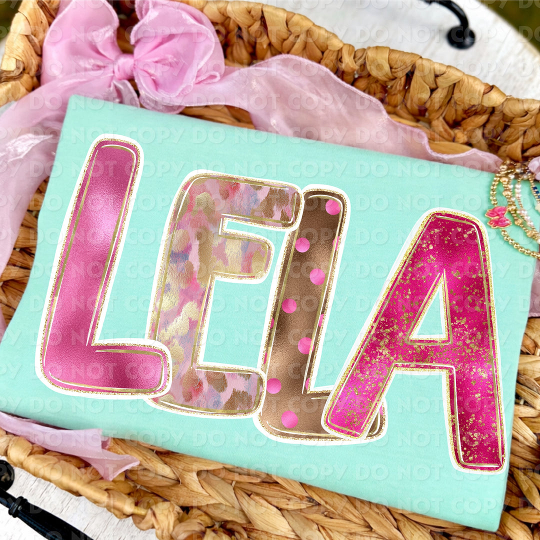 Custom Faux Foil Name