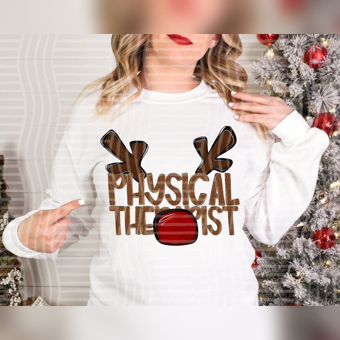 Physical Therapist Deer Antler School Staff DTF transfer