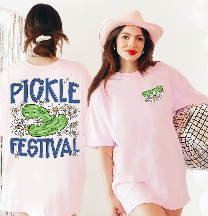 Pickle Festival Front Festival DTF transfer design