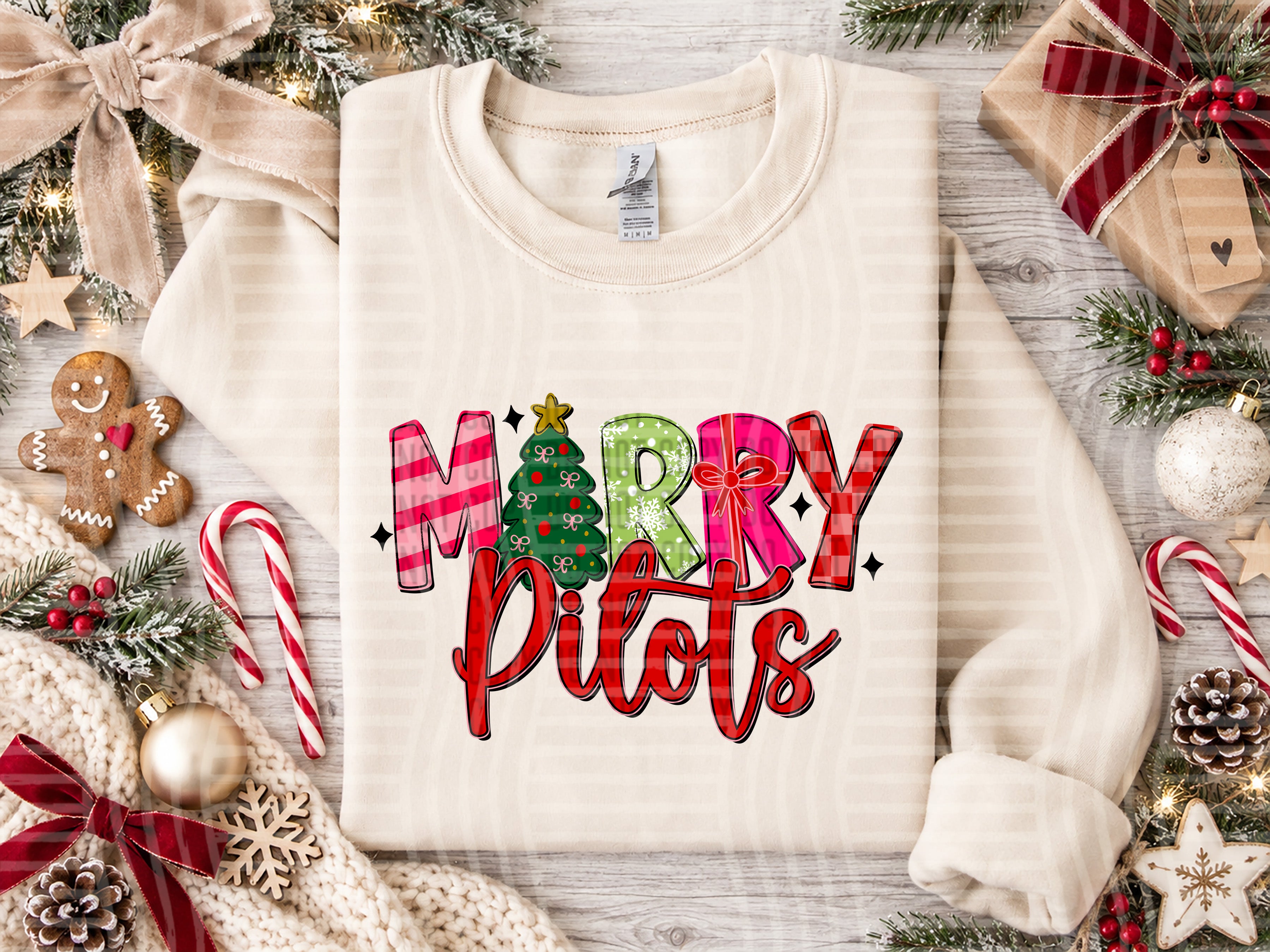 Merry Mascots Pilots design