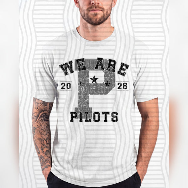 Varsity Initials Mascots Pilots design