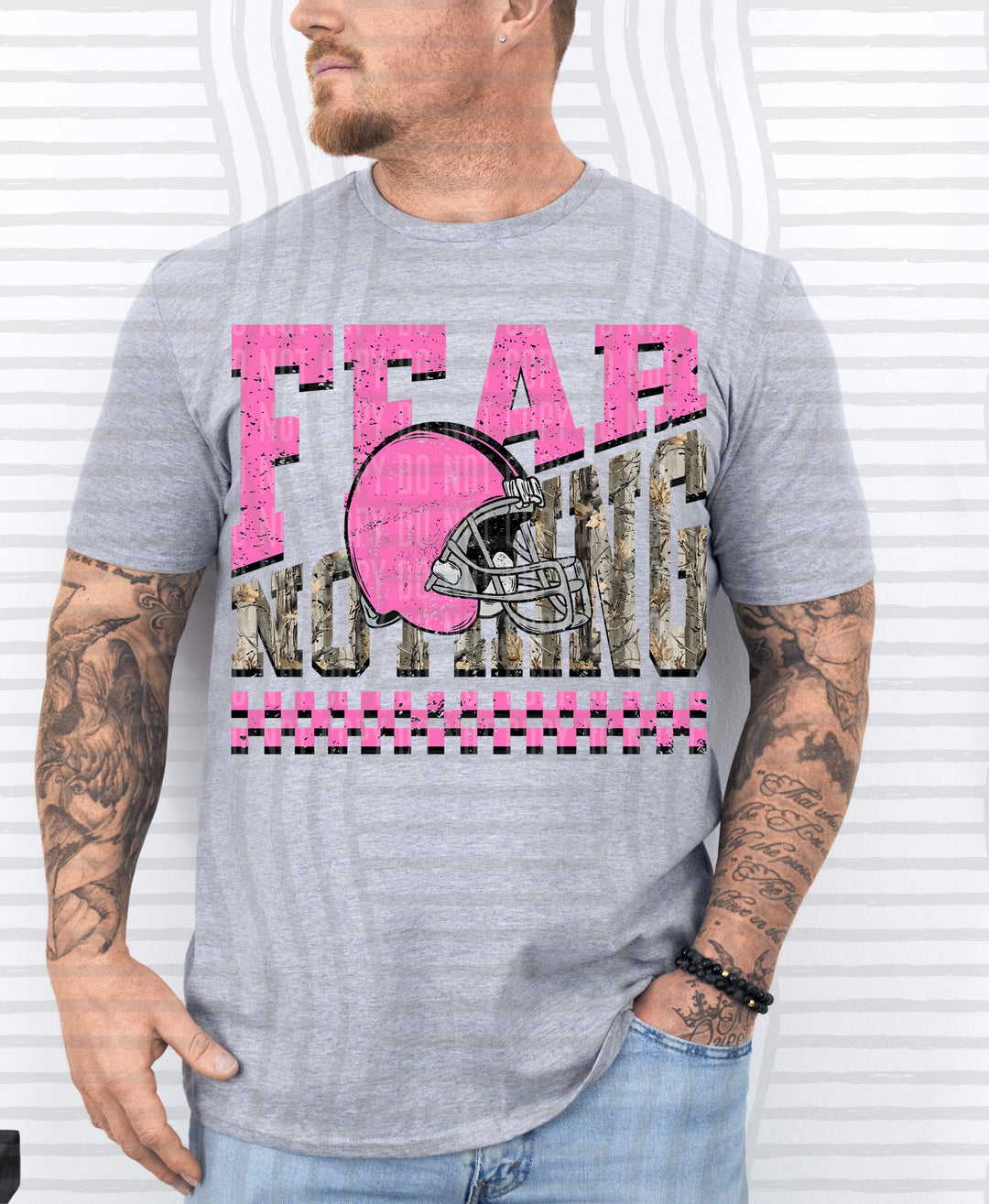 Fear Nothing Pink – Completed Tee