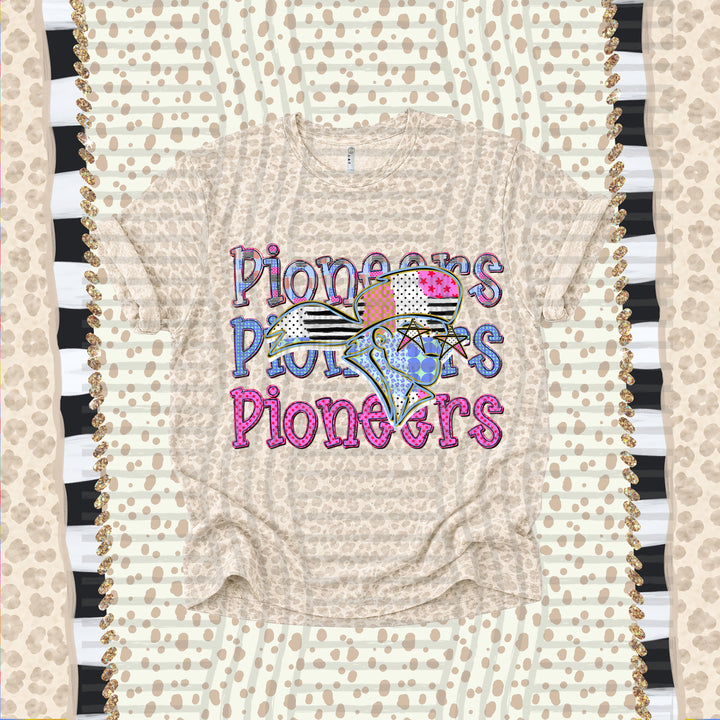 Pioneers Dolly Doodle mascot DTF transfer