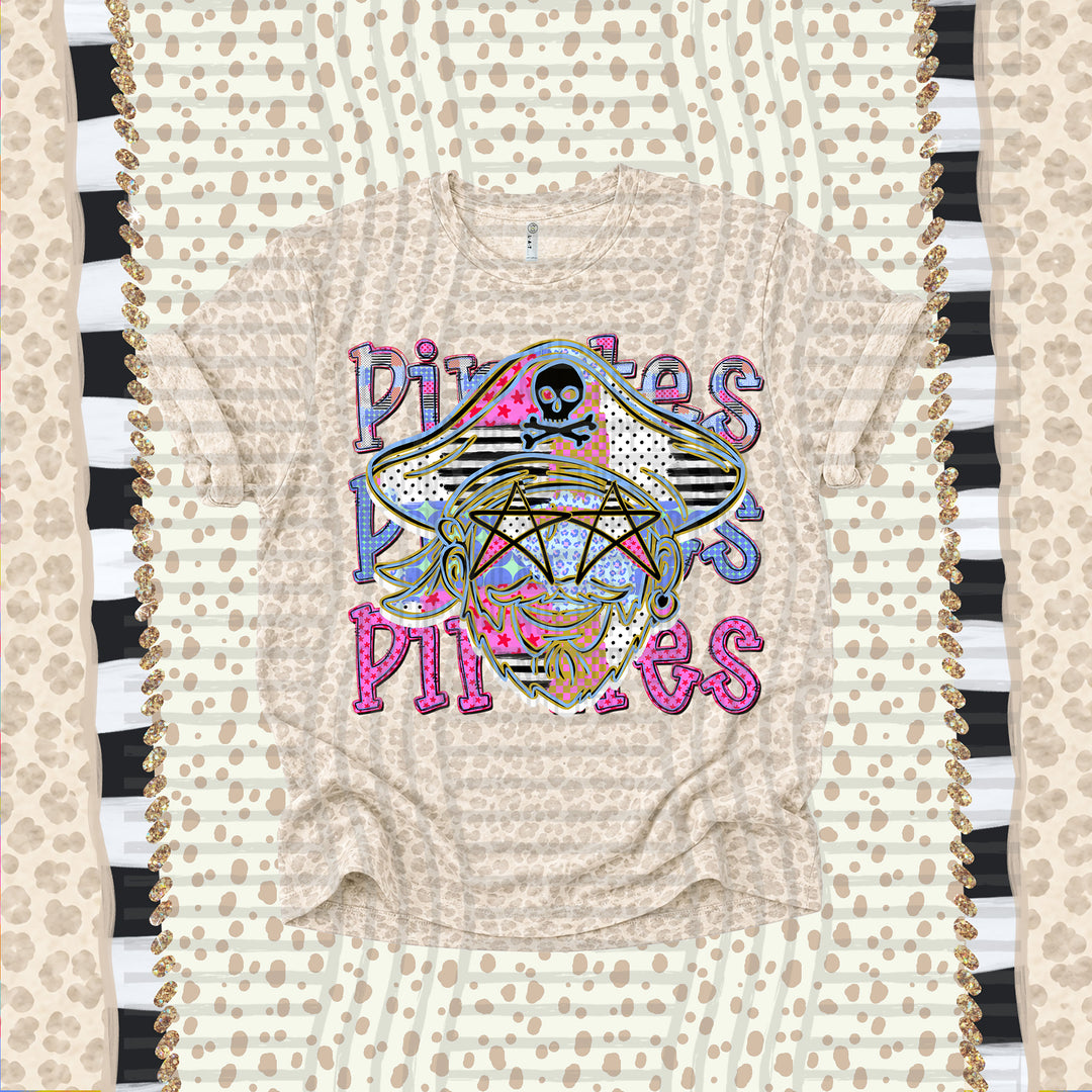 Pirates Dolly Doodle mascot DTF transfer