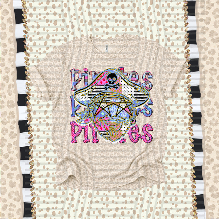 Pirates Dolly Doodle mascot DTF transfer