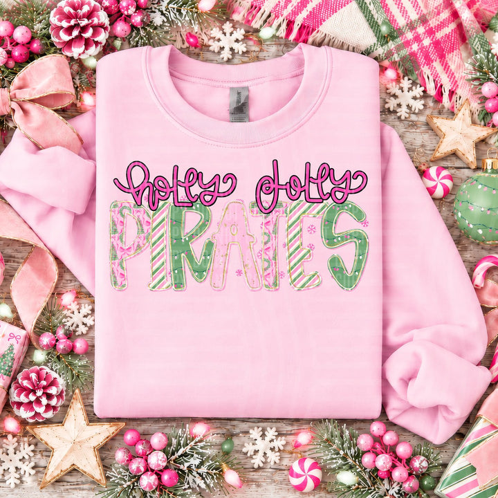 Pirates Holly Jolly Mistletoe Magic Mascots DTF transfer