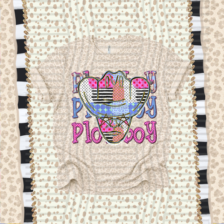 Plowboy Dolly Doodle mascot DTF transfer