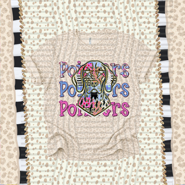 Pointers Dolly Doodle mascot DTF transfer
