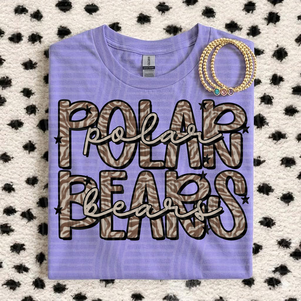 Zebra Mascots Polar Bears design