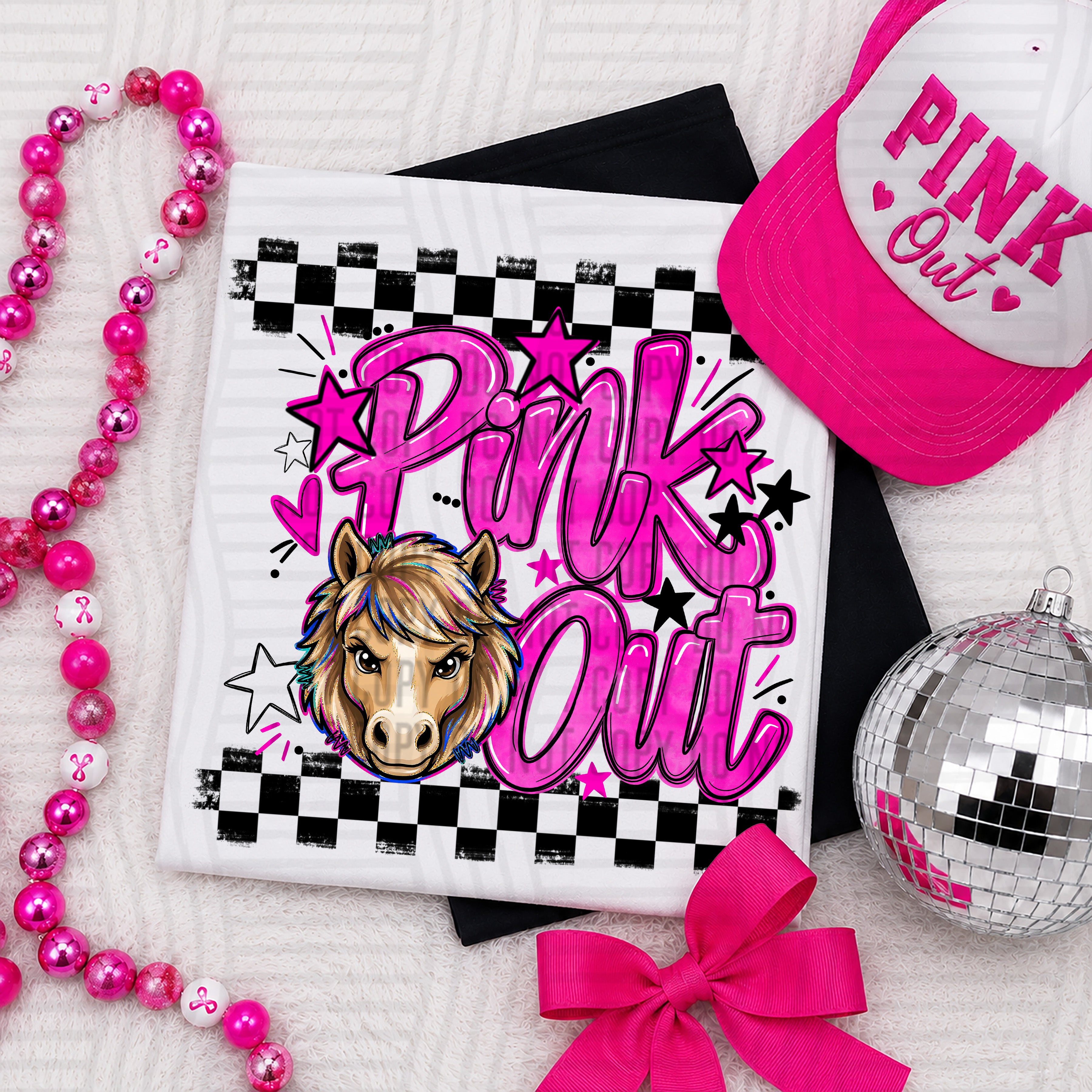 Pink Out Mascots CC Ponies design