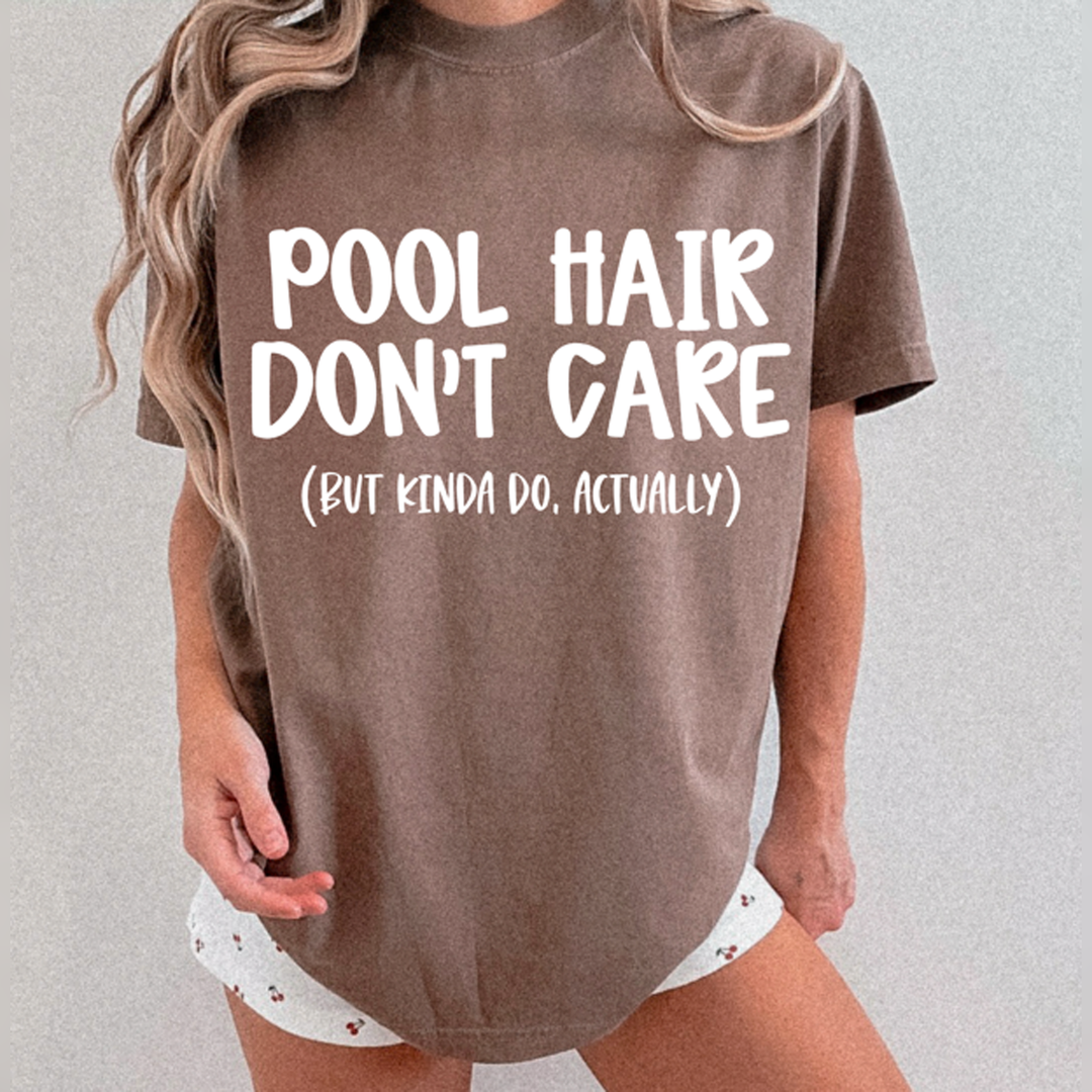 Pool Hair White – DTF Transfer