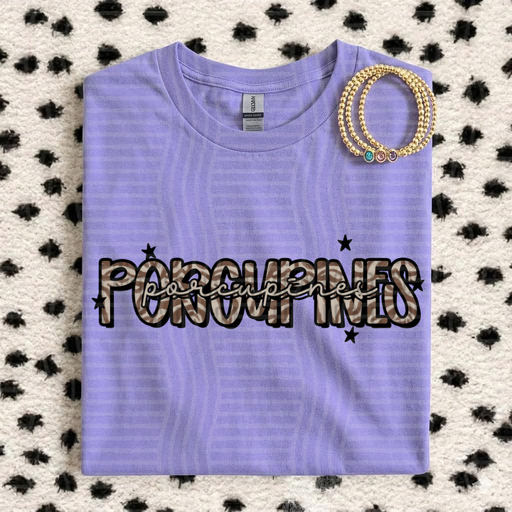 Porcupines Zebra Mascots DTF transfer