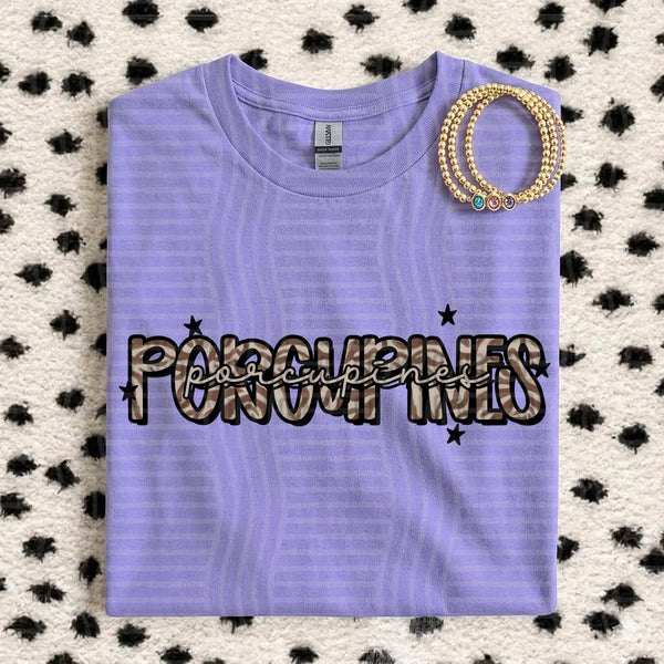 Zebra Mascots Porcupines design